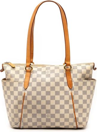 Louis Vuitton 2009 Damier Azur Totally PM tote bag - women - Fabric/Leather - One Size - White
