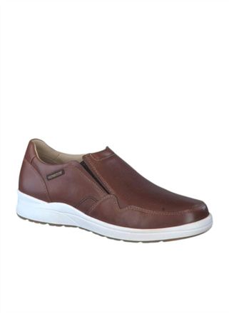 Mephisto Mens Valter Flat Shoes In Hazelnut Randy