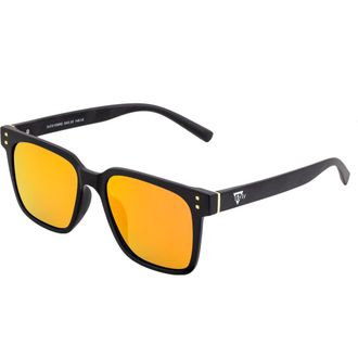 Sixty One Sunglasses Capri Polarized Sunglasses in Black/red-Yellow at Nordstrom