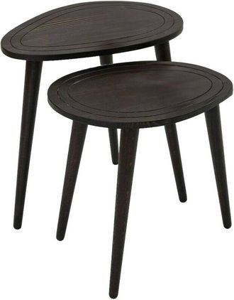 Dmora Mesa De Caf&eacute; Dgaldame, Mesa De Centro Baja, Revistero Para Sof&aacute;, Estante De La Sala De Estar, 50x33h52 Cm, Antracita - Dmora