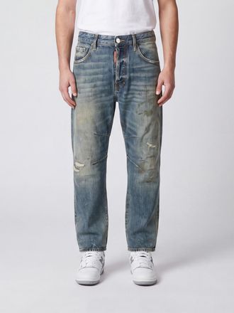 Dsquared2 Kawaii Straight Fit Distressed Denim Jeans