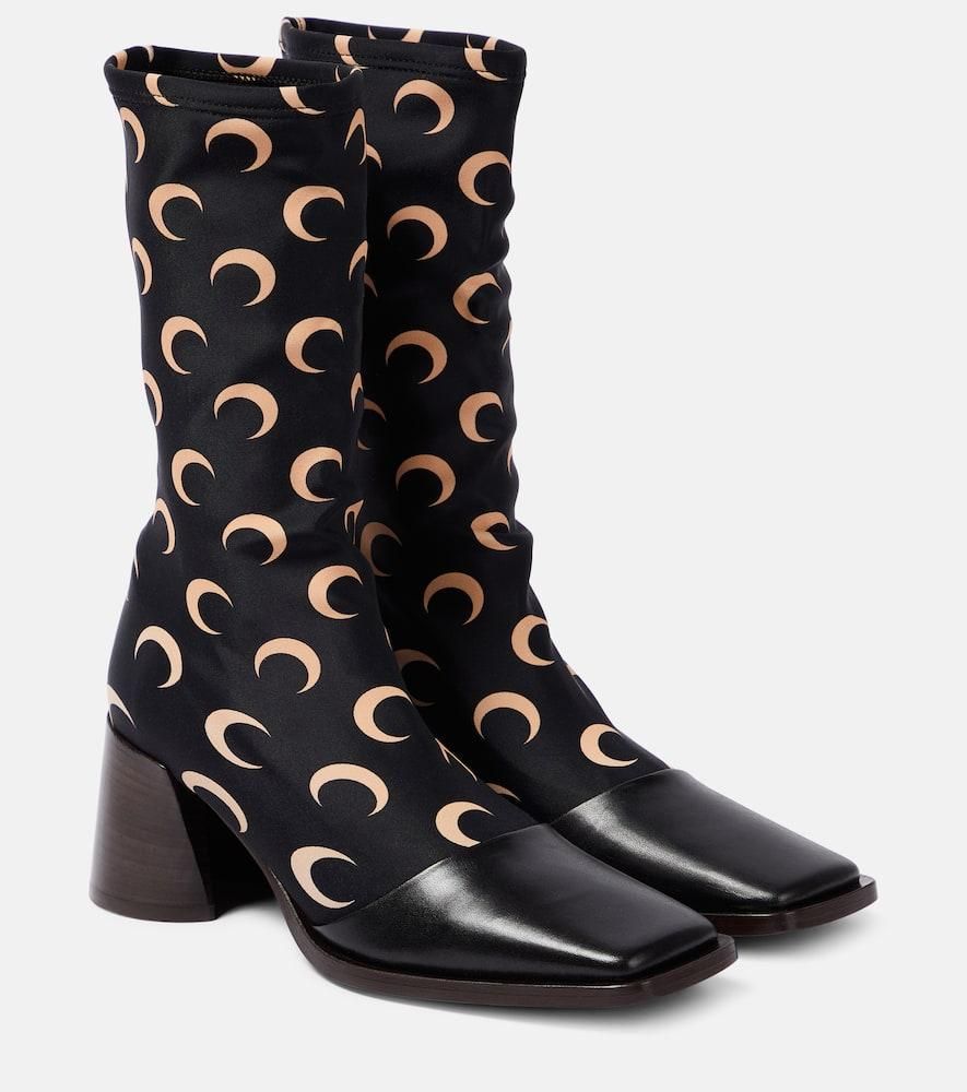 MARINE SERRE◆三日月 レザー アンクル ブーツ 送料関税込 Marine Serre Leather Boots − Sale: up to −58% | Stylight