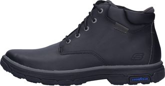 Skechers Mens Segment 2.0 Brogden Chukka Boot, Black Leather, 8.5 UK