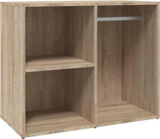 vidaXL Vidaxl - Mueble Vestidor Madera Contrachapada Roble Sonoma 80x40x65 Cm