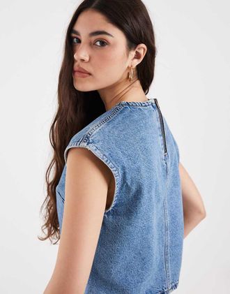 Levi's T-shirt in denim blu
