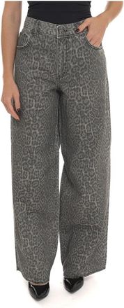 Liu Jo Mf 5333-T160Ap 9132 - Dames - Loose Fit Jeans - Grijs - W25 - Katoen - Jeans