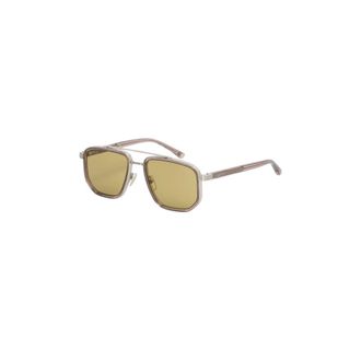 Gucci Navigator Frame Zonnebril - Heren - Accessoires - Grijs - Maat: 55 MM