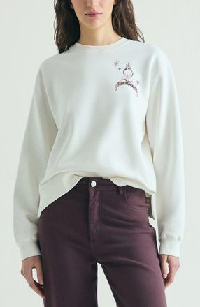 Scalpers Skull Printed Sweatshirt in Ecru at Nordstrom, Size X-Small