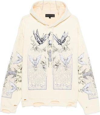 Who Decides War by Ev Bravado Sweatshirts Yellow