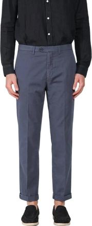Mason's Boston Chino Broek - Heren - Chinos - Blauw - XS - Katoen - Broeken