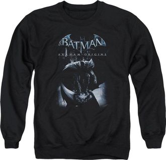 Gildan Batman Arkham Origins Perched Cat Adult Crewneck Sweatshirt