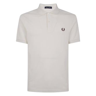 Fred Perry Hombre, Camisetas, Blanco, Talla: L