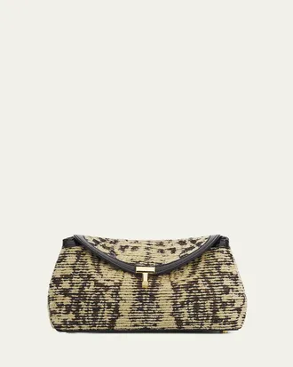 Toteme T-Lock Mini Paisley Clutch