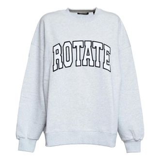 Rotate Rotate Birger Christensen, Dames, Sweatshirts & Hoodies, Blauw, Maat: XS Katoen