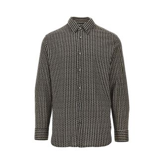 Emporio Armani Printed lyocell-blend shirt Man XL