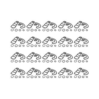 OEM Adecuado Para 20 Juntas De V&aacute;lvula Solenoide Vtec, Filtros Y Sellos De Caj&oacute;n Para Honda Accord V6 (modelos 2005-2007) 15826-rdv-j01