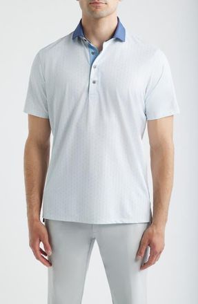 Greyson Deco G Performance Polo in Arctic at Nordstrom, Size Xx-Large