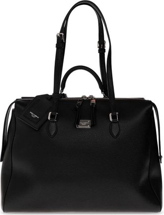 Dolce & Gabbana Vittoria Leren Tas - Heren - Tassen - Zwart - Maat: ONE Size Leer