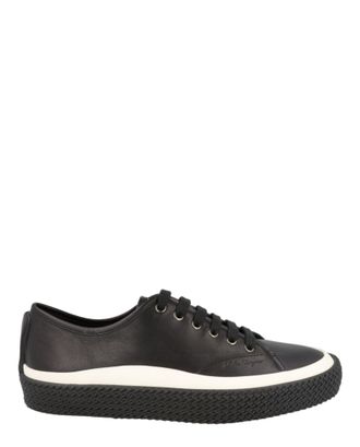 Ferragamo Storm Leather Low-Top Sneakers