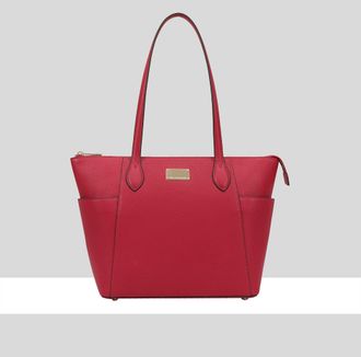 Paul Costelloe Womens Morava Leather Tote/Shoulder Bag - Pink - One Size