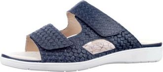 Ganter Glij-sandaal - Dames - Schoenen - Blauw - Maat: 42 EU Poliester