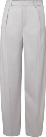 Drykorn Broeken, Dames, Grijs, W26 L34, Wol, Aduct 10 Wijde Broek