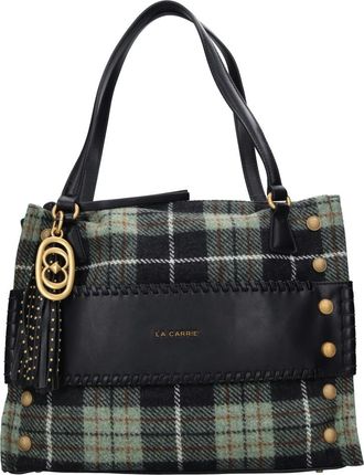 La Carrie Stoffen tas met studs - Dames - Tassen - Veelkleurig - Maat: ONE Size