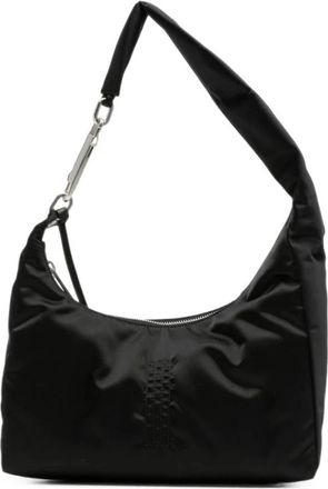 Rick Owens Kleine Gemini Tas - Dames - Schoudertassen - Zwart - ONE Size - Leer - Tassen