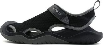 Crocs Swiftwater Sandals Black Dark Grey 205289-001