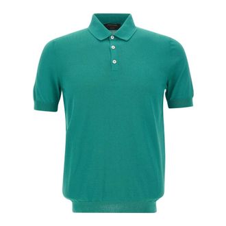 Gran Sasso Polo Shirt - male - Gran Sasso - Polo Shirts - Green - 2XL - Tops