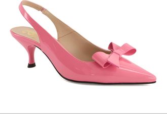 Andrea Womens Slingback Bow Pumps