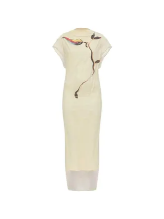 Sportmax Sportmax Viale Bedrucktes langes Kleid