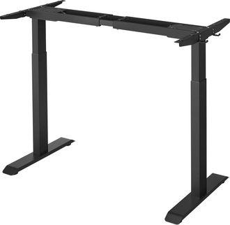 Songmics Escritorio el&eacute;ctrico ajustable en altura de color negro