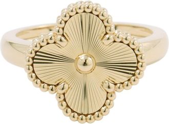 Van Cleef & Arpels Yellow Gold (18K) Band Ring (Pre-Owned)
