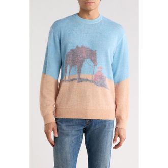 One Of These Days So Far Away Printed Sweater in Multi at Nordstrom, Size Xx-Large