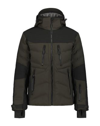 Luhta Skijacke LUHTA LUHTA KUMPUTUNTURI, Herren, Gr. 48, schwarz olive, Obermaterial: 88% Polyester, 12% Elasthan. Futter: 100% Polyamid. Wattierung: 100% P