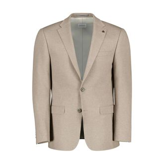 Roy Robson ROY Robson - Colbert - Heren - Pakken - Beige - Maat: XL Leer