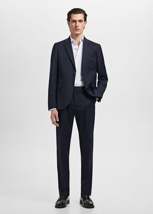 Mango Camicia completo slim fit cotone righe bianco - Uomo - XXL - MANGO MAN