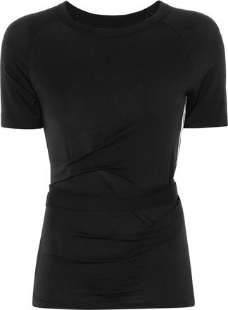 Yohji Yamamoto 3 Stripes-logo T-shirt