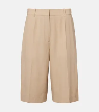 Toteme High-rise Bermuda shorts