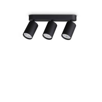 Netlighting Dynamite Ceiling Spotlight Bar Black 3x GU10