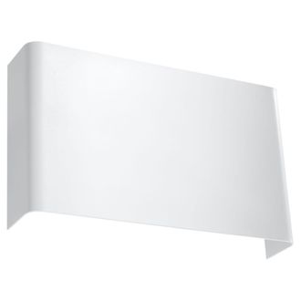 Sollux Lighting L&aacute;mpara de pared blanco acero alt. 15 cm