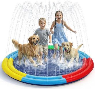OEM Protector Antisalpicaduras Grande, De Aproximadamente 170 Cm, Alfombrilla Antideslizante Gruesa Y Doble Aspersor, Ideal Para El Jard&iacute;n