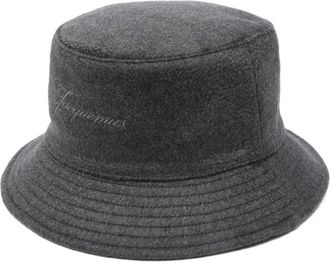 Jacquemus Grey Le Bob Bucket Hat