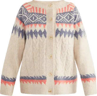 Usha BLUE LABEL vest met knopen lynnea