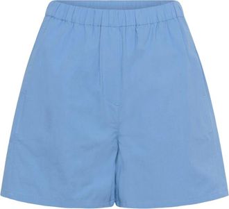 MY ESSENTIAL WARDROBE Mwsunna Shorts - Dames - Korte Broeken - Blauw - M - Katoen - Korte Broeken