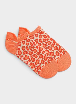 Simons Womens Leopard ped socks
