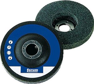 Forum Disco Compacto De Fieltro Con Soporte De Fibra De Vidrio, Recto, &Oslash; De 115 Mm, 11000 Tr/mn, Grado De Finura : Medianamente Blando