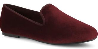 Birdies The Starling Loafer Velvet in Burgundy at Nordstrom, Size 9.5