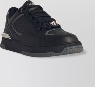 Versace leather low-top sneakers